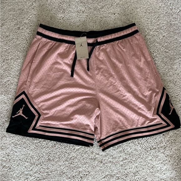 Nike Air Jordan Jumpman Dri Fit Diamond Rose Whisper Shorts - Picture 3 of 6